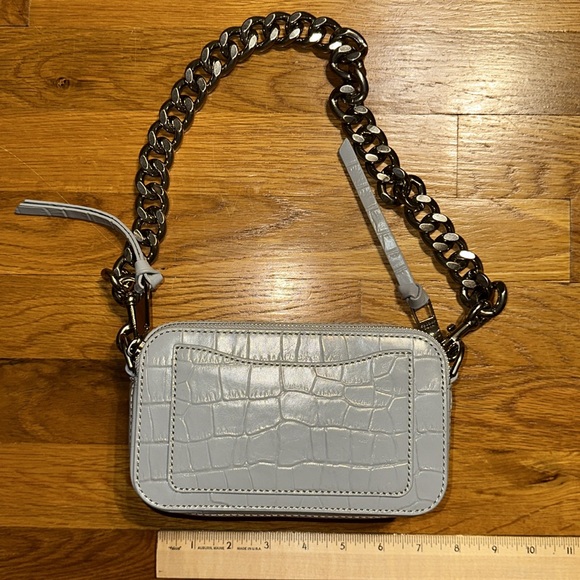 Marc Jacobs - The SnapShot Camera Leather Bag - Gray - New - Picture 3 of 17